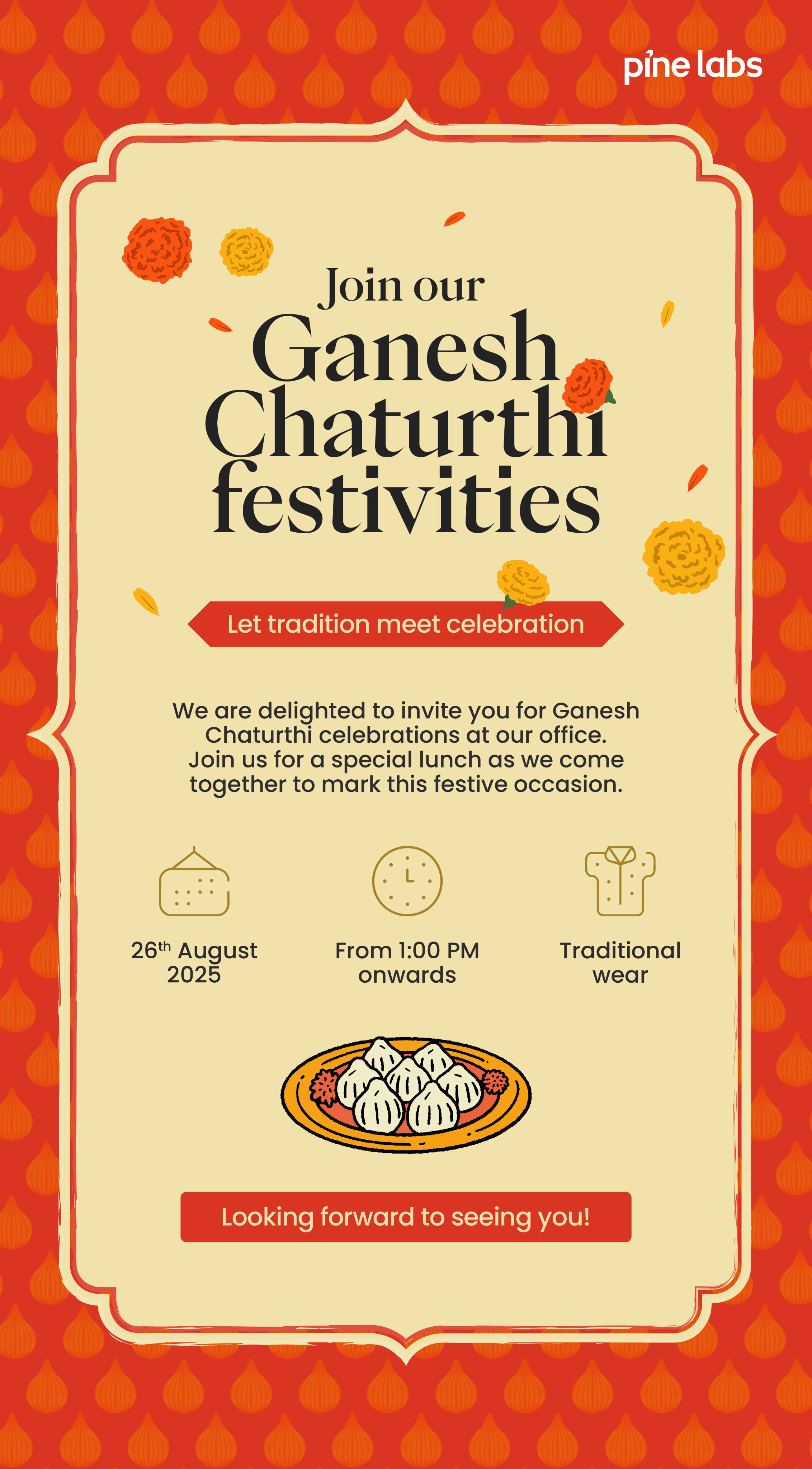 Ganesh Chaturthi mailer design